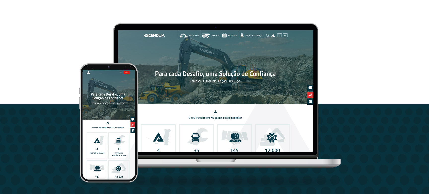 Comércio Máquinas - Ascendum Máquinas lança novo website