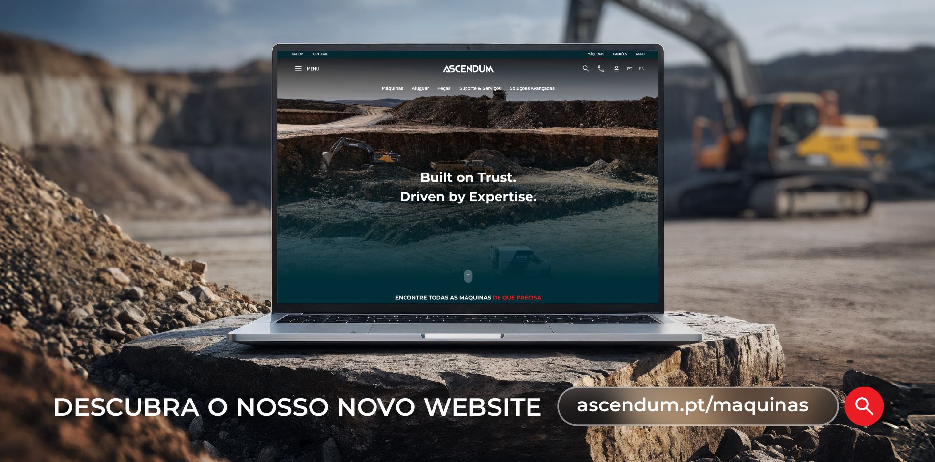 Comércio Máquinas - Ascendum reforça presença digital com novo domínio ...